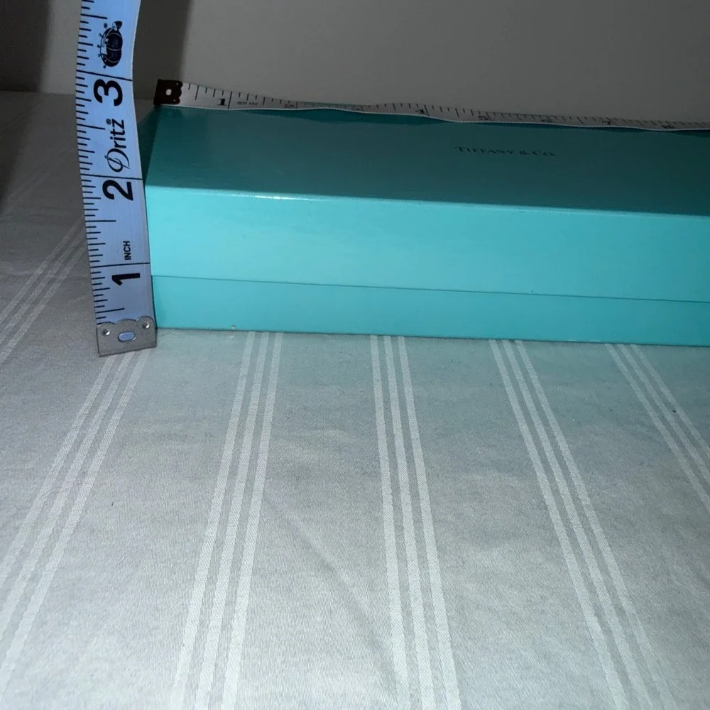 Tiffany & Co Large Rectangular Blue Jewelry Gift Box 9.5x4x2 Replacement Storage